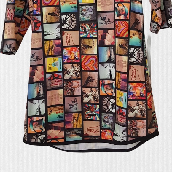 Adore Women’s Print multi color Tunic Top - Picture 4 of 10